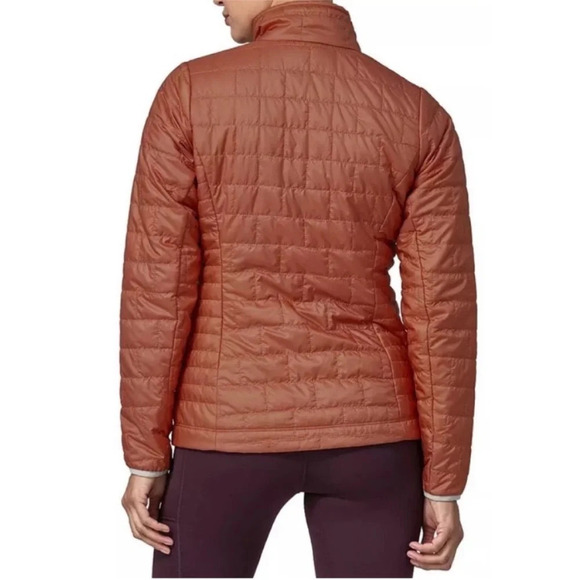 Patagonia Women’s XXL Nano Puff Jacket NWT Burl Red Puffer Puffy - Picture 7 of 9